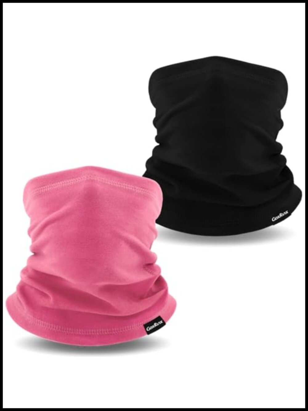 Winter Neck Gaiter Soft Fleece Windproof Face Cover for Skiing Hiking